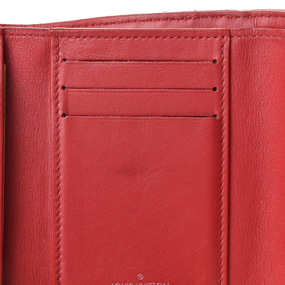 Louis Vuitton Calfskin New Wave Compact Wallet Rouge 13 of 14