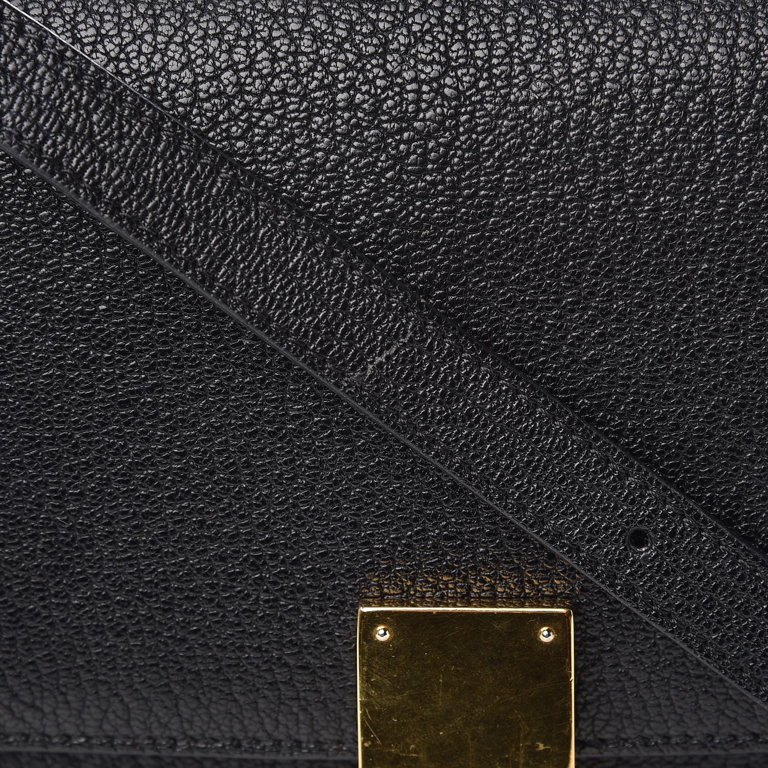 Celine Goatskin Medium Classic Box Flap Bag Black 9 of 11
