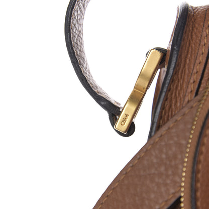 Chloe Calfskin Medium Marcie Round Zip Crossbody Bag Tan 9 of 12