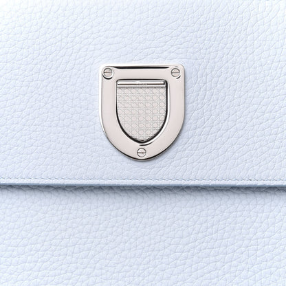 Christian Dior Grained Calfskin Medium Diorever Flap Light Blue 8 of 12