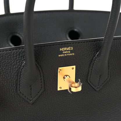 Hermes Togo Birkin 25 Plomb 6 of 13