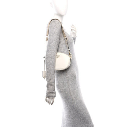 Prada City Calfskin Mini Shoulder Bag White 2 of 11