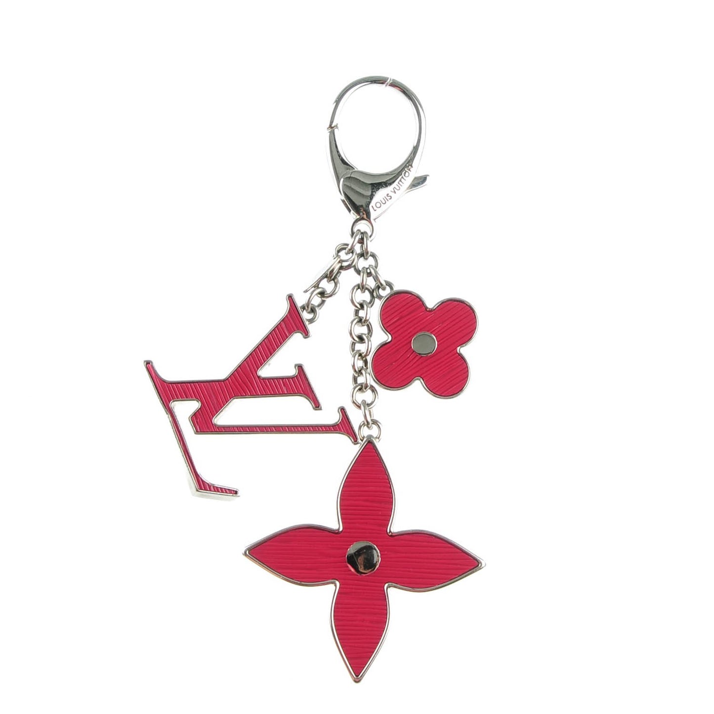 Fleur d Epi Bag Charm Fuchsia