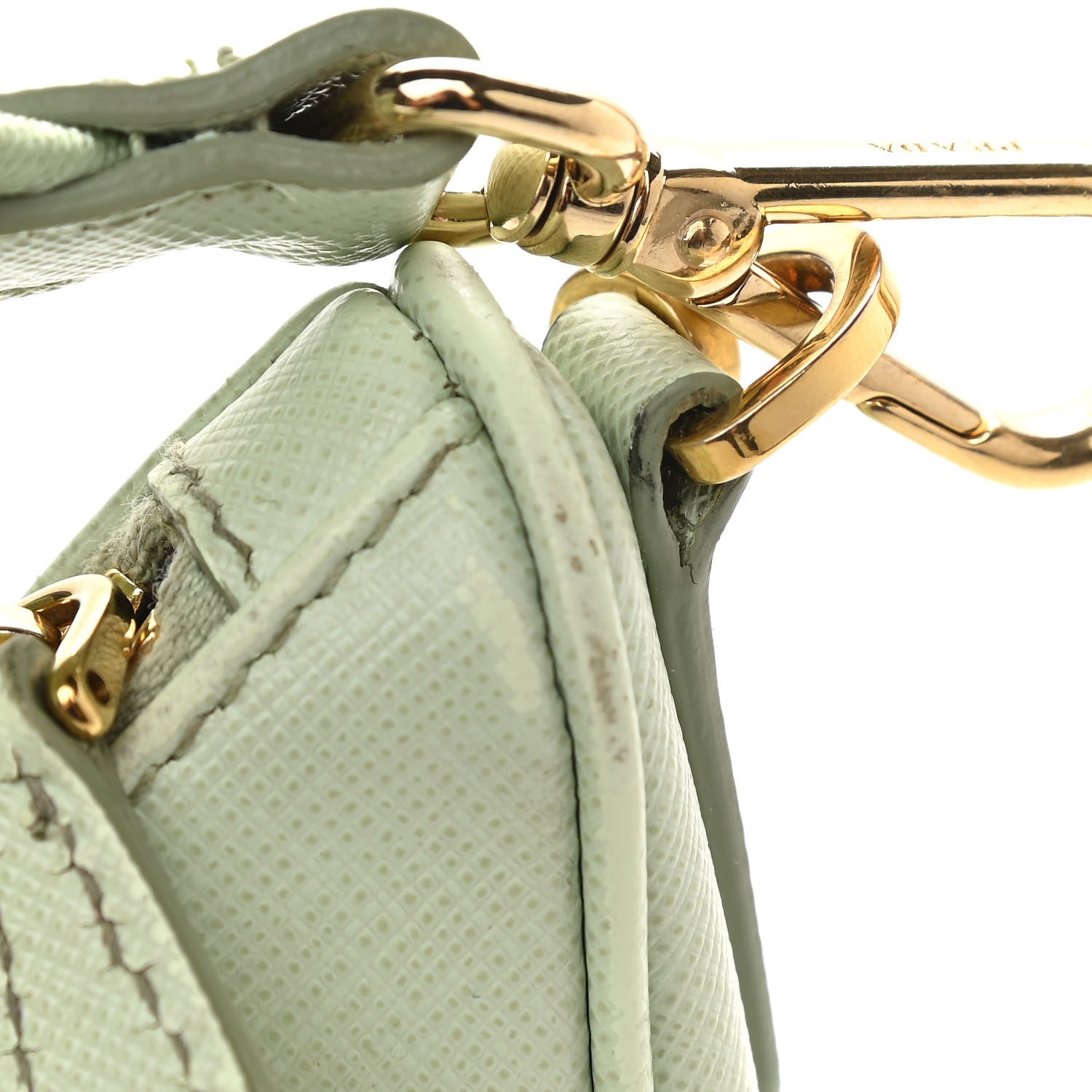 Prada Saffiano Lux Re-Edition 2005 Shoulder Bag Acqua 17 of 19