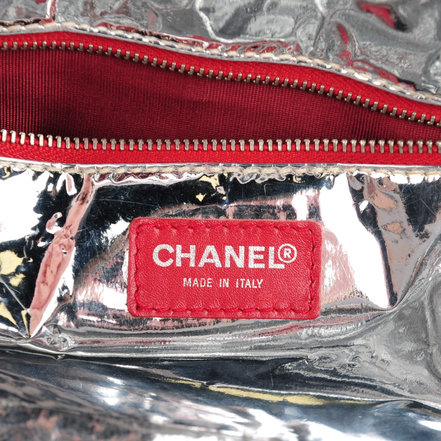 Chanel Canvas Foil Quilted N°5 Shopping Tote 7 of 10