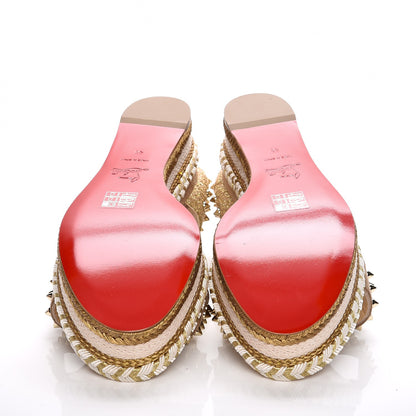 Christian Louboutin Veau Velours Madmonica 60 Platform Sandals 41 Version Cappuccino 5 of 9