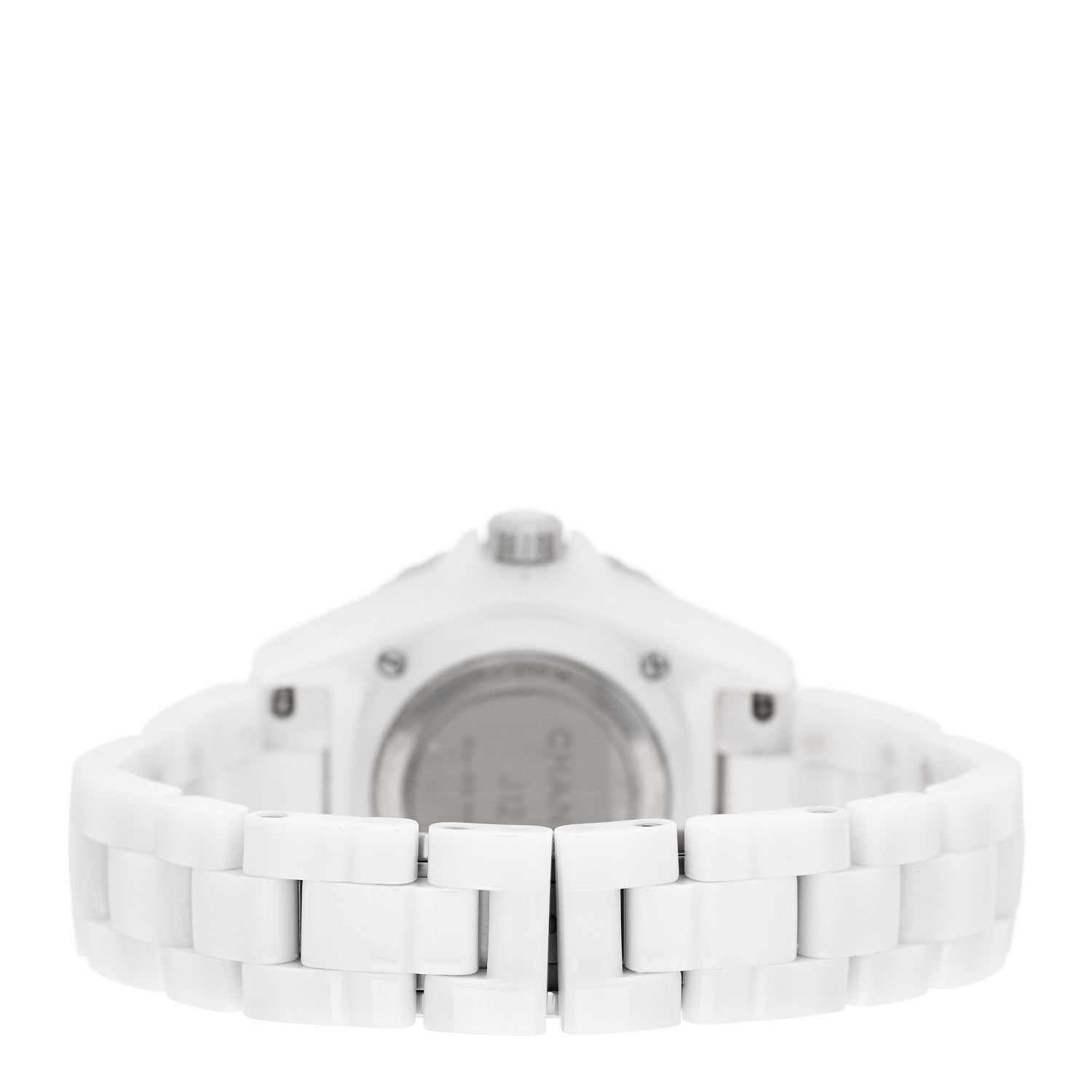 Chanel Stainless Steel Ceramic 33mm J12 Quartz Watch White 3 of 5