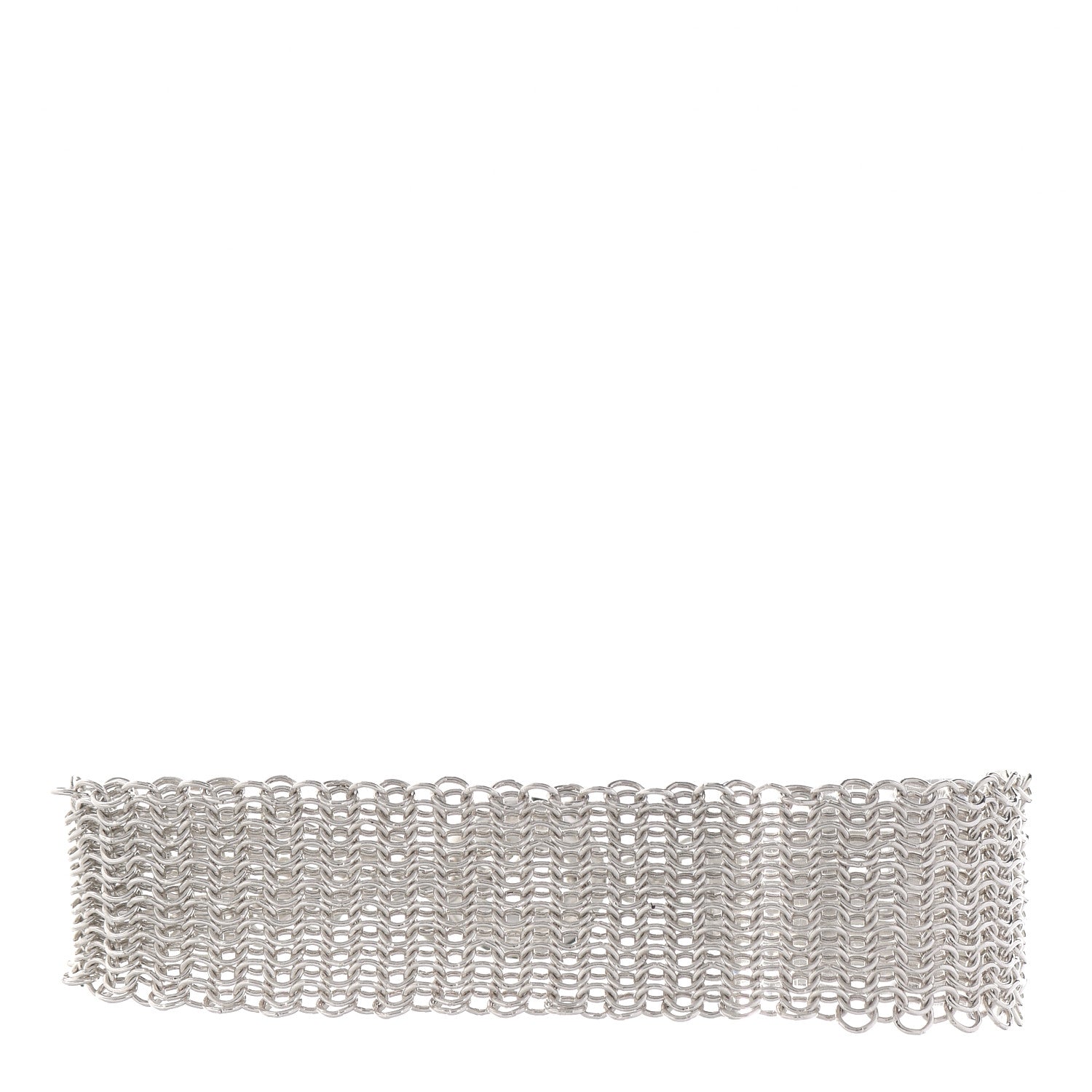 Tiffany Sterling Silver Elsa Peretti Mesh Toggle Bracelet 1 of 3