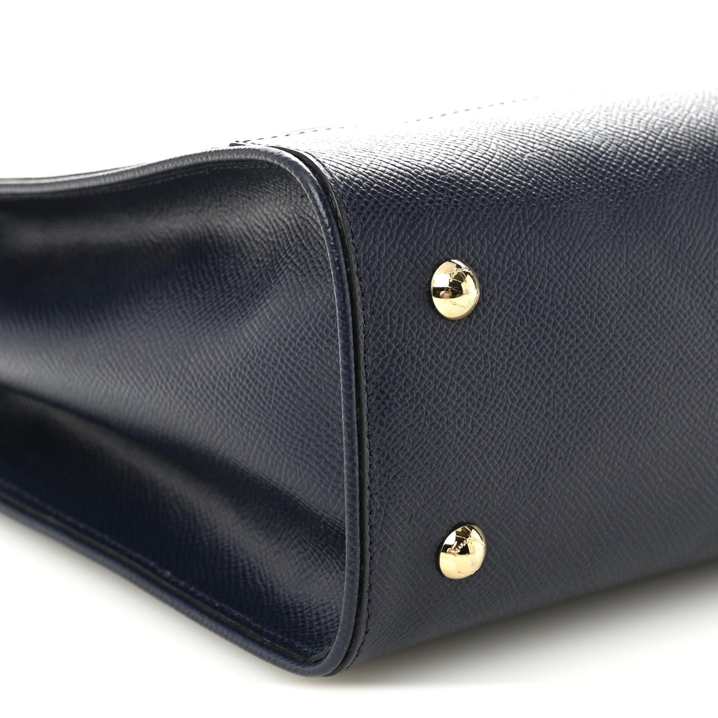 Calfskin Briana Tote Navy