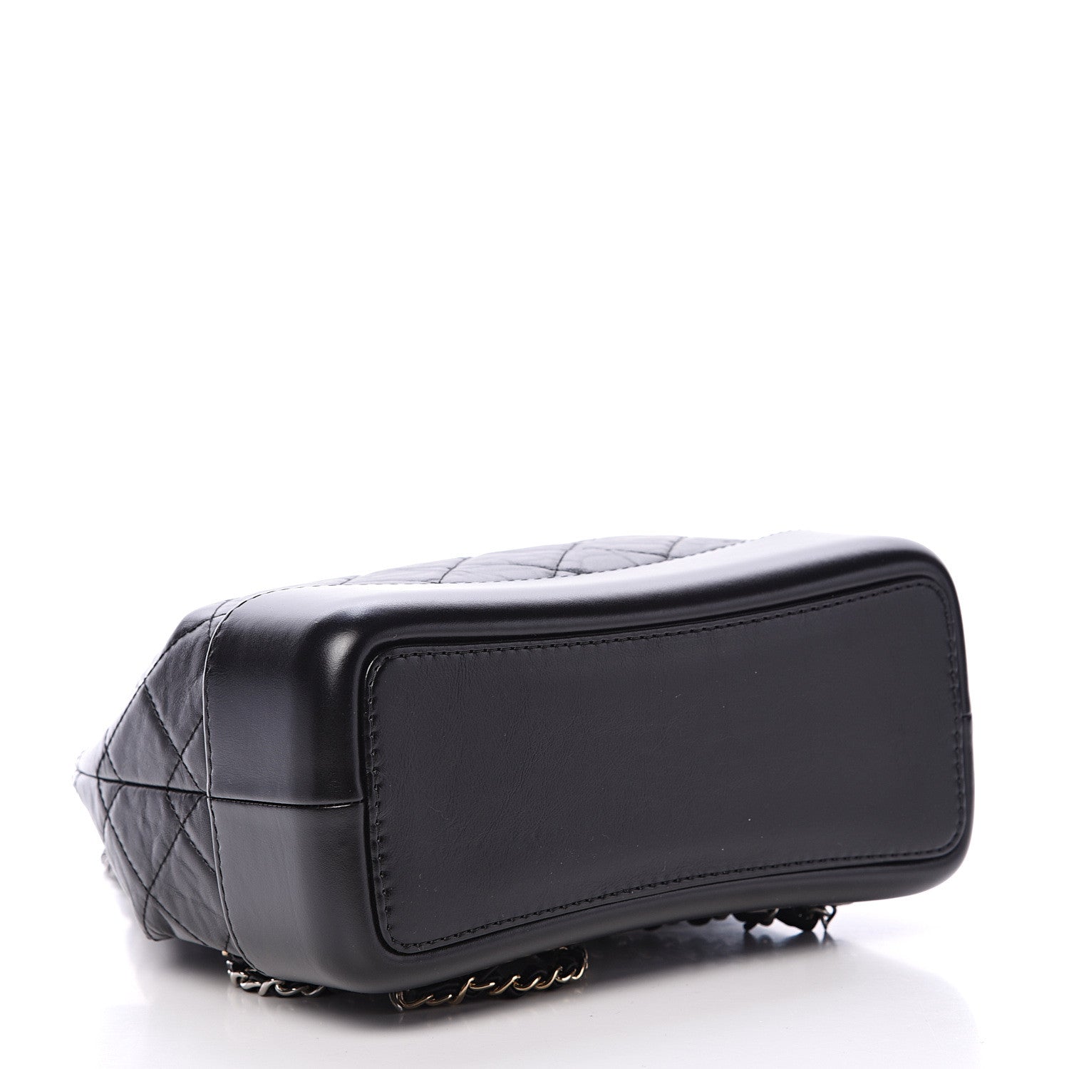 Chanel Aged Calfskin Quilted Small Gabrielle Backpack Black 3 of 10