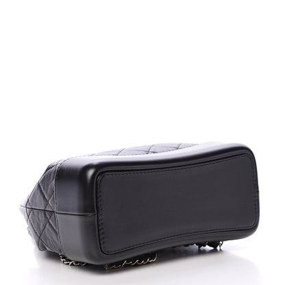 Chanel Aged Calfskin Quilted Small Gabrielle Backpack Black 3 of 10