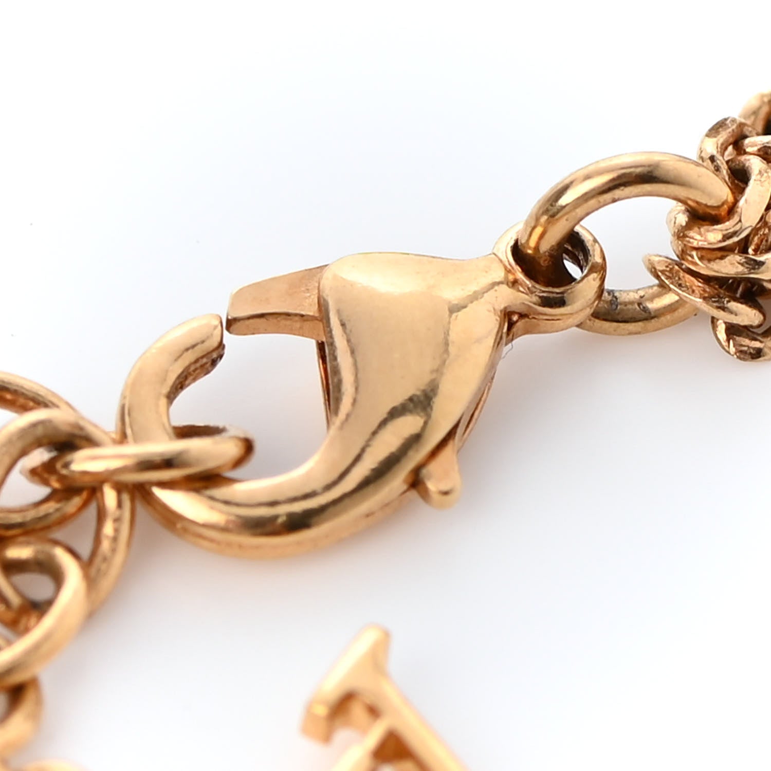 Louis Vuitton Sweet Monogram Charms Bracelet Gold 3 of 3