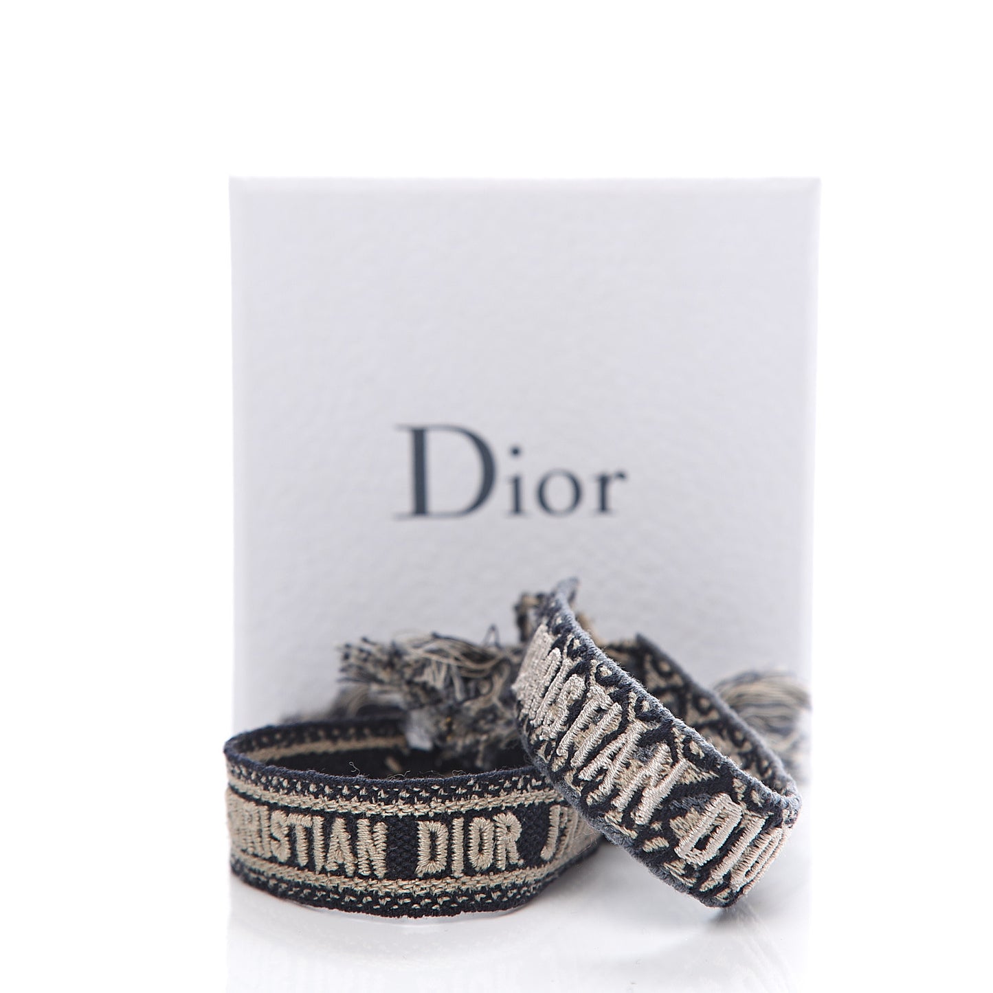 Woven Cotton J'Adior Friendship Bracelet Set Navy