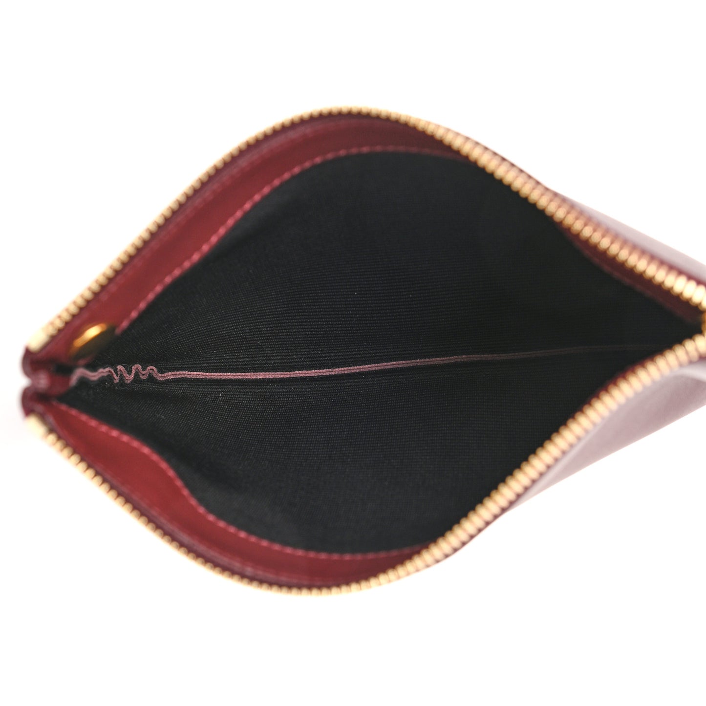 Smooth Lambskin Small Trio Crossbody Bag Burgundy
