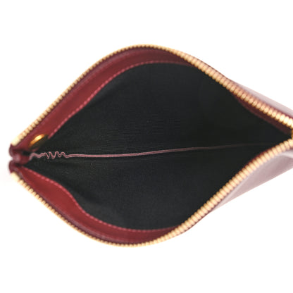 Celine Smooth Lambskin Small Trio Crossbody Bag Burgundy 5 of 12