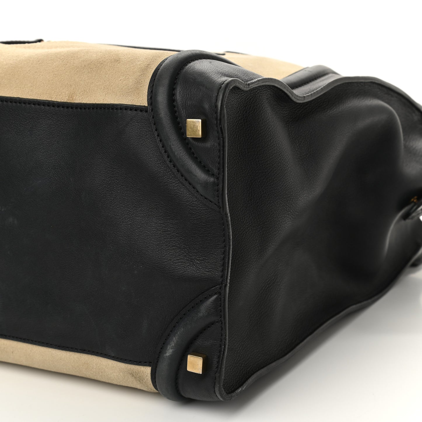 Nubuck Smooth Calfskin Medium Luggage Black