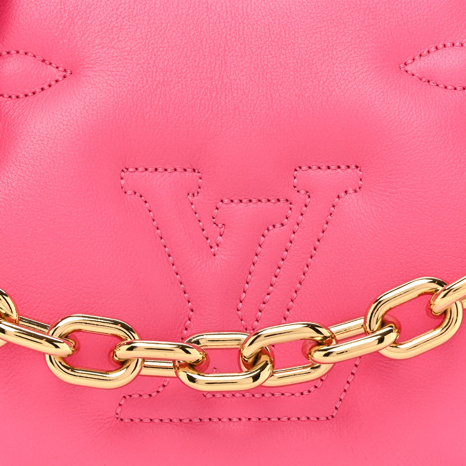 Louis Vuitton Calfskin Bubblegram Over The Moon Dragon Fruit 7 of 9