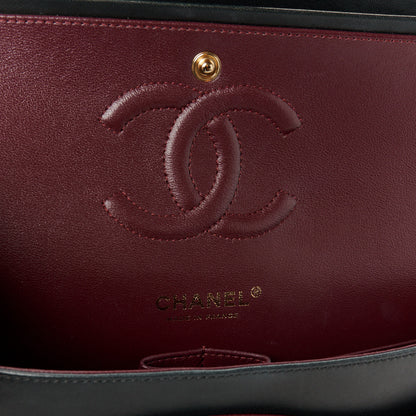 Chanel Lambskin Quilted Medium Double Flap Black 6 of 12