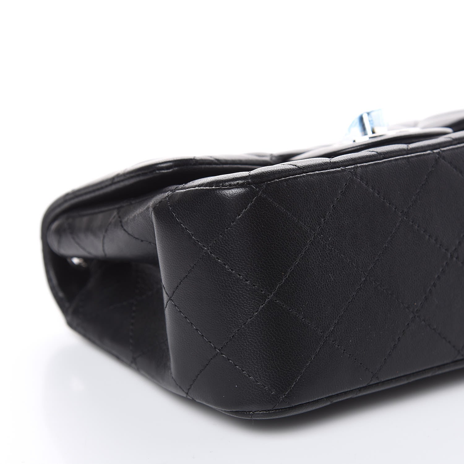 Chanel Lambskin Quilted Mini Square Flap Black 8 of 12