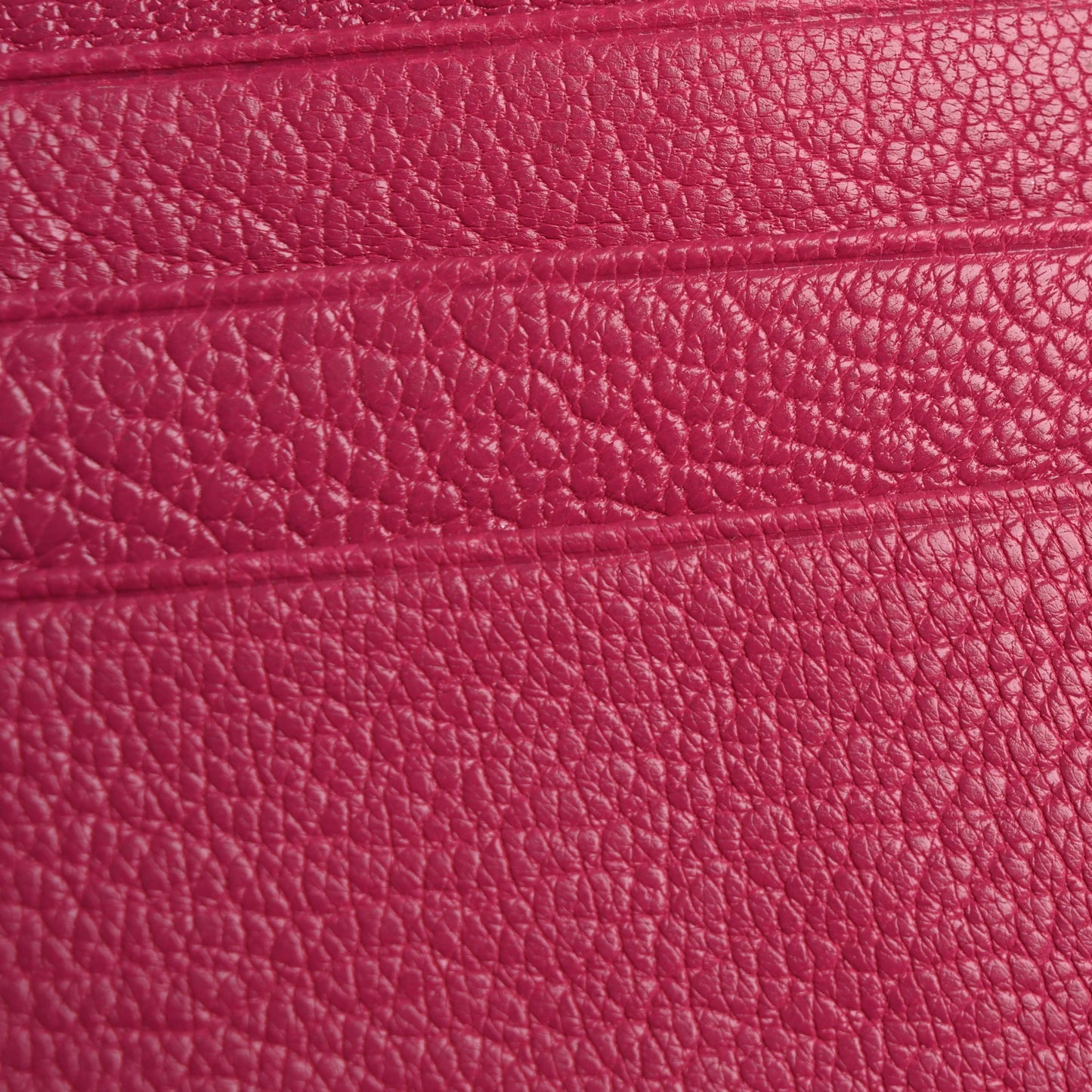 Goatskin Madras Zip Around Wallet Pink