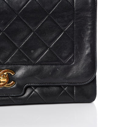Chanel Lambskin Quilted Medium Single Flap Black 11 of 21