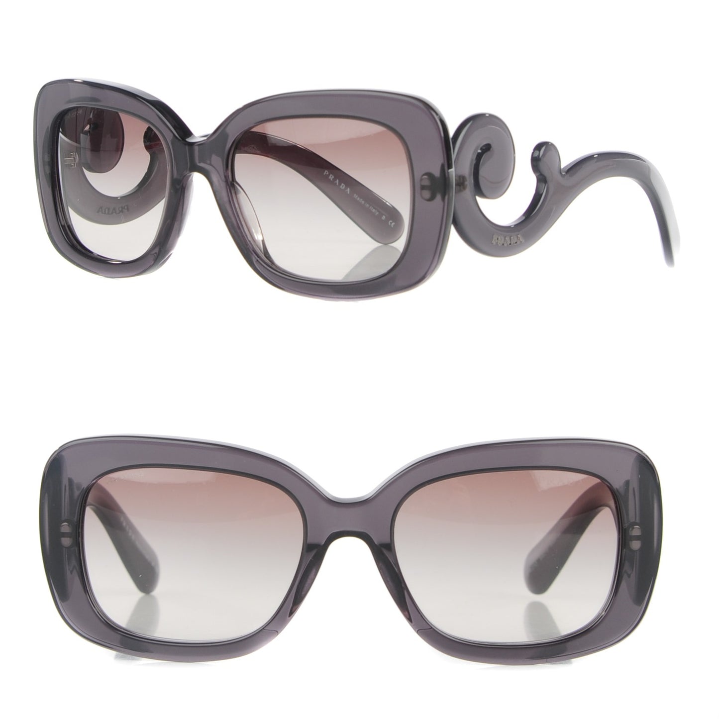 Acetate Baroque Sunglasses SPR 27O Grey