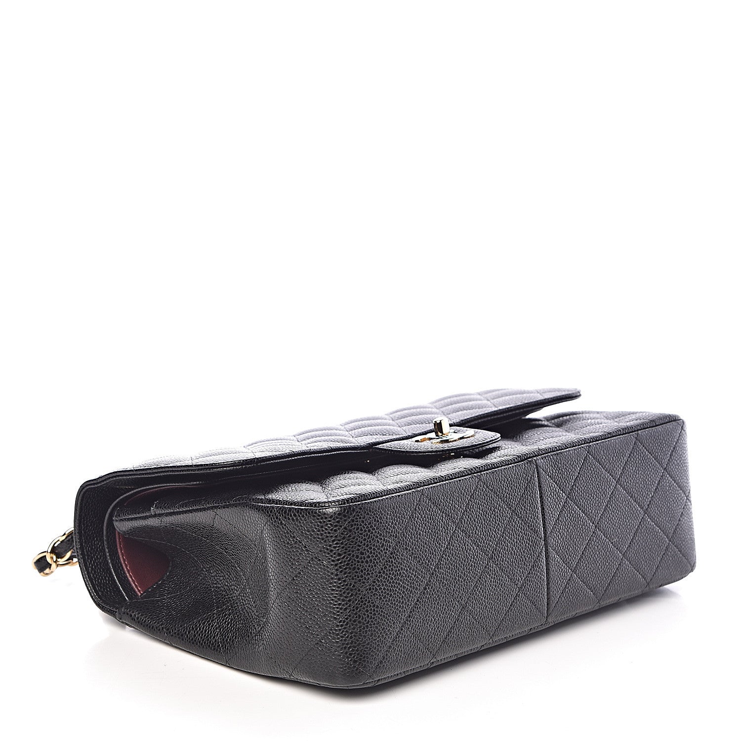 Chanel Caviar Quilted Jumbo Double Flap Black 4 of 11