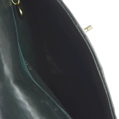 Chanel Lambskin Quilted Flap Bag Dark Green 9 of 13
