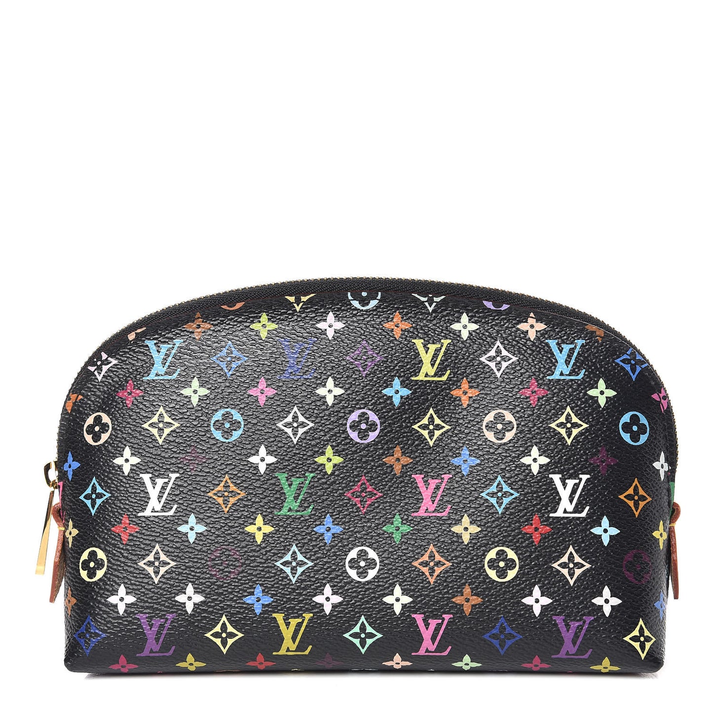 Monogram Multicolor Cosmetic Pouch Black Grenade