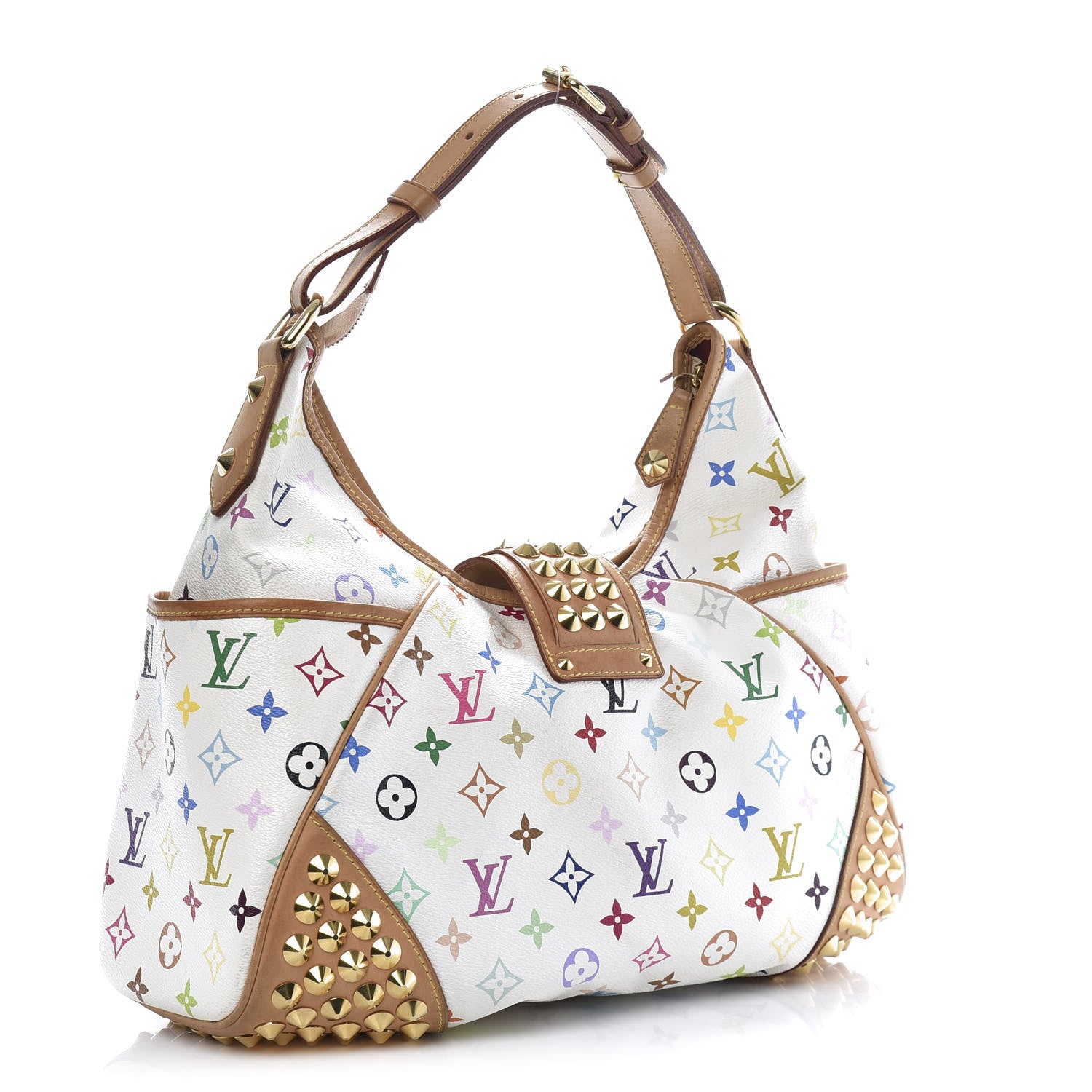 Louis Vuitton Monogram Multicolor Chrissie White 3 of 15