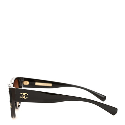 Chanel CC Cat Eye Sunglasses 6054 Brown 3 of 9