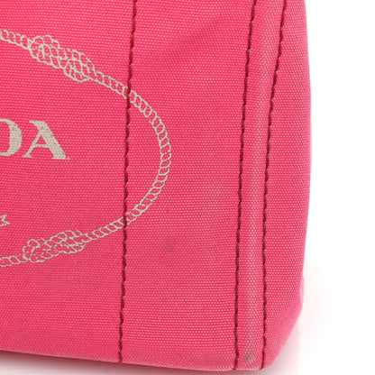 Prada Canapa Small Logo Tote Peonia 11 of 12