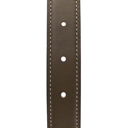 Hermes Swift Epsom 32mm Belt Strap 90 36 Etoupe White 5 of 10