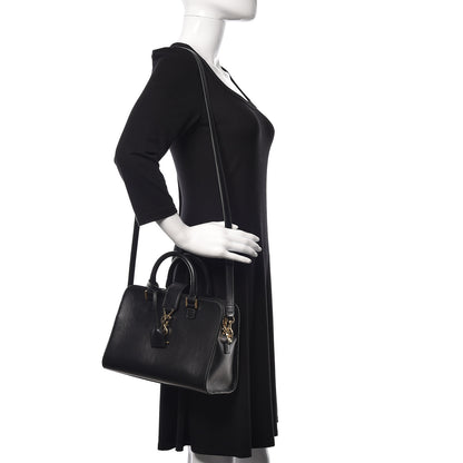 Saint Laurent Calfskin Monogram Baby Cabas Black 2 of 10