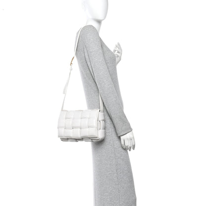 Bottega Veneta Nappa Maxi Intreccio Padded Cassette Crossbody Bag Chalk 2 of 10