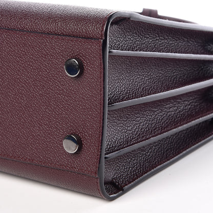 Saint Laurent Grained Calfskin Baby Sac De Jour Amaranto 10 of 10
