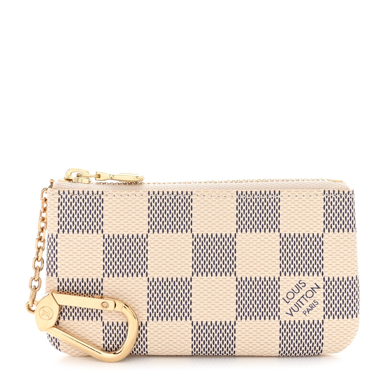 Louis Vuitton LOUIS VUITTON Damier Azur Key Pouch 1 of 9