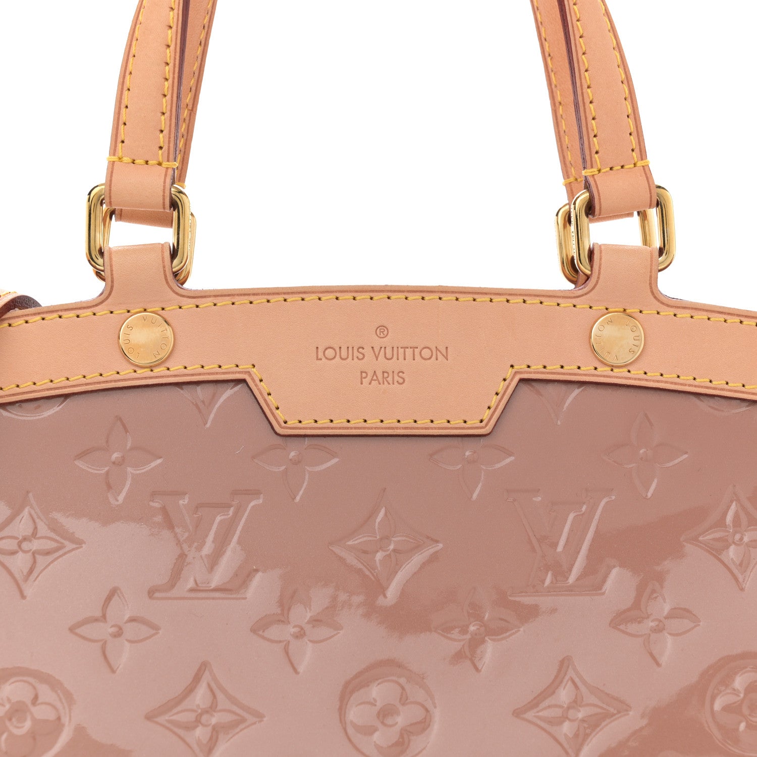 Louis Vuitton Vernis Brea MM Rose Velours 8 of 12