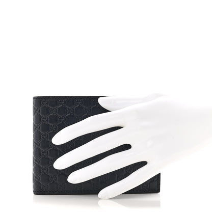 Gucci Microguccissima Bi-Fold Wallet Navy 2 of 12