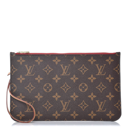Louis Vuitton Monogram Neverfull MM GM Pochette Cherry 1 of 7