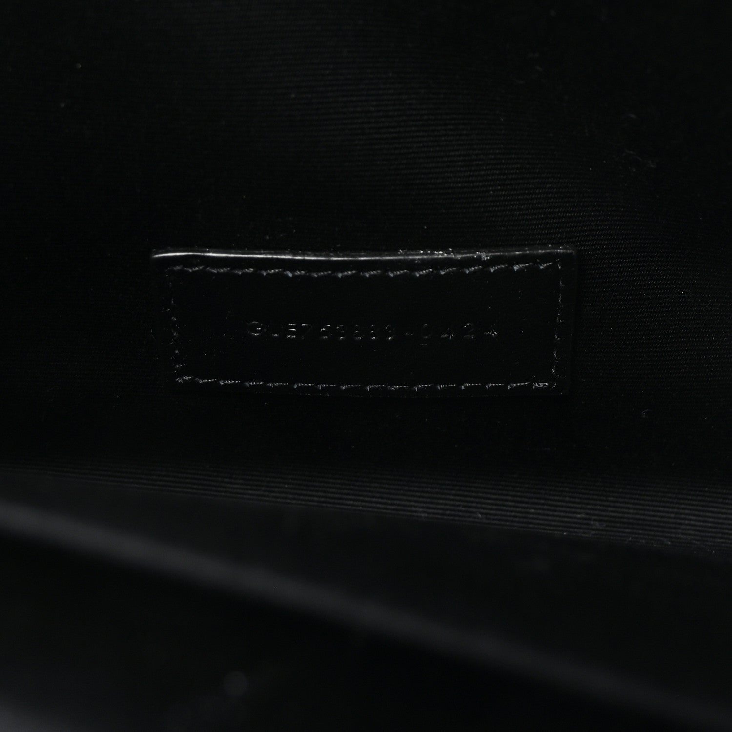 Saint Laurent Lambskin Patent Monogram Cassandre Clasp Flap Pouch Off White Black 7 of 7