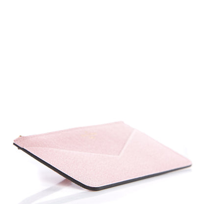 Louis Vuitton Calfskin Jeanne Wallet Zippered Insert Rose Ballerine 4 of 6