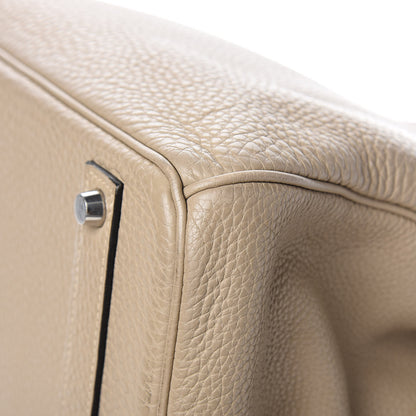 Hermes Togo Birkin 40 Gris Tourterelle 28 of 32