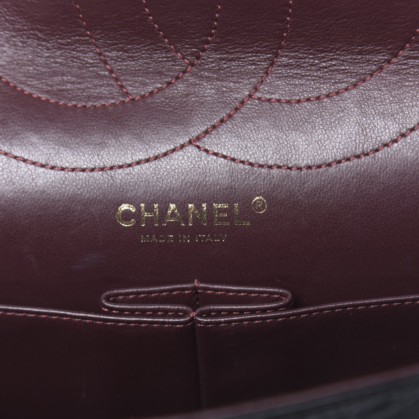 Aged Calfskin Quilted 2.55 Reissue 227 Flap Black