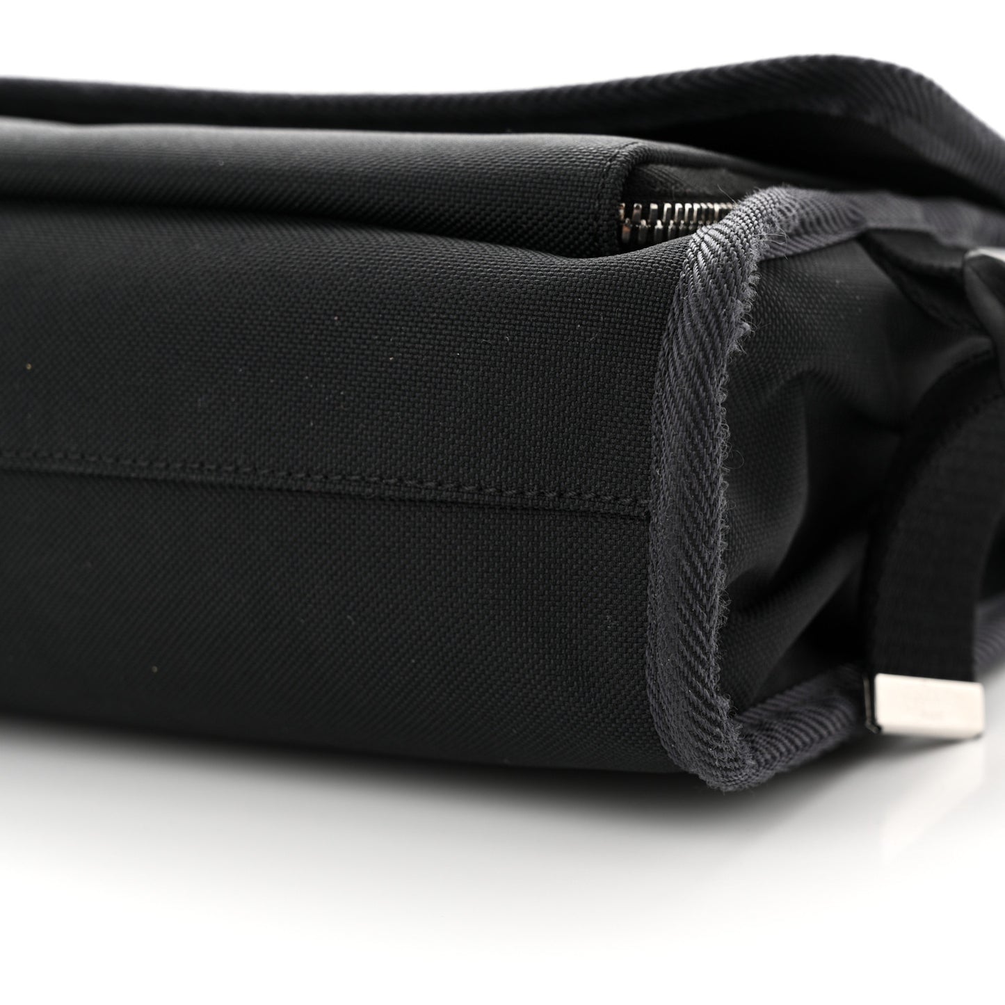 Canvas Small Trekking Messenger Bag Black