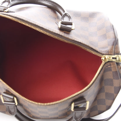 Louis Vuitton Damier Ebene Speedy Bandouliere 30 6 of 12