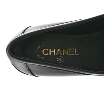 Chanel Lambskin Quilted CC Turnlock Loafers 42 Black 7 of 10