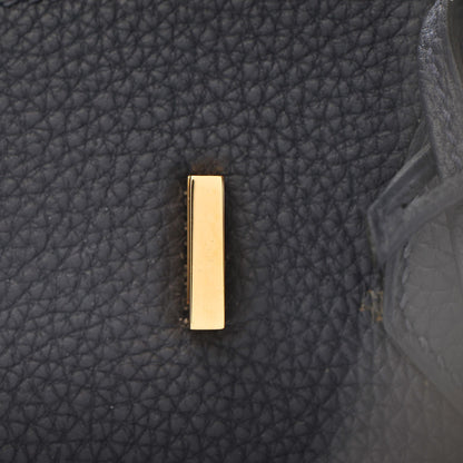 Hermes Togo Birkin 25 Bleu Nuit 22 of 35