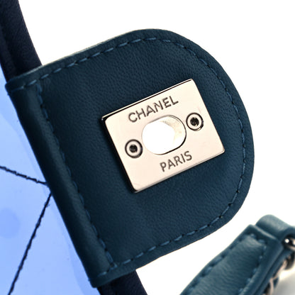Chanel PVC Lambskin Stitched Mini Coco Splash Flap Blue 6 of 8