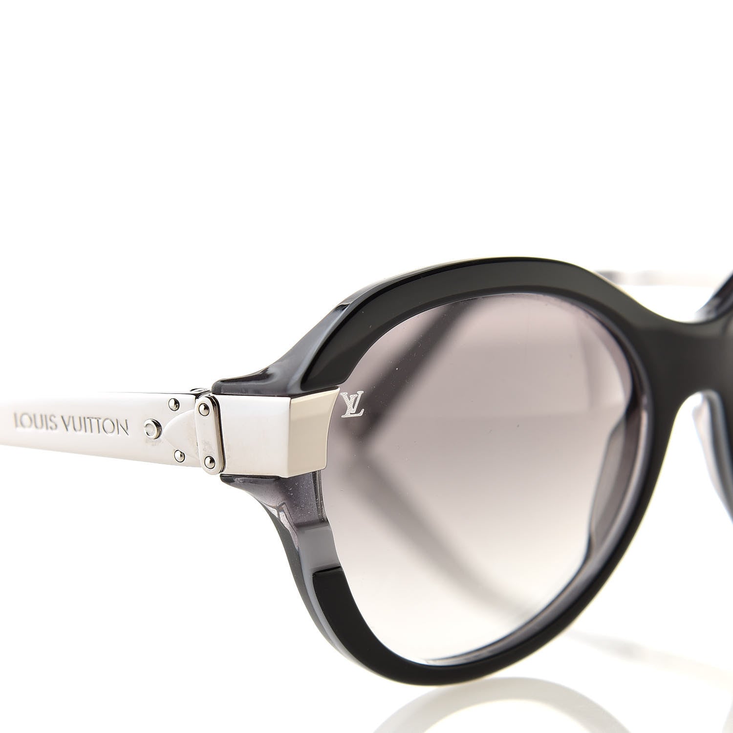 Louis Vuitton Acetate Petit Soupcon Cat Eye Sunglasses Z0489W Black 7 of 7